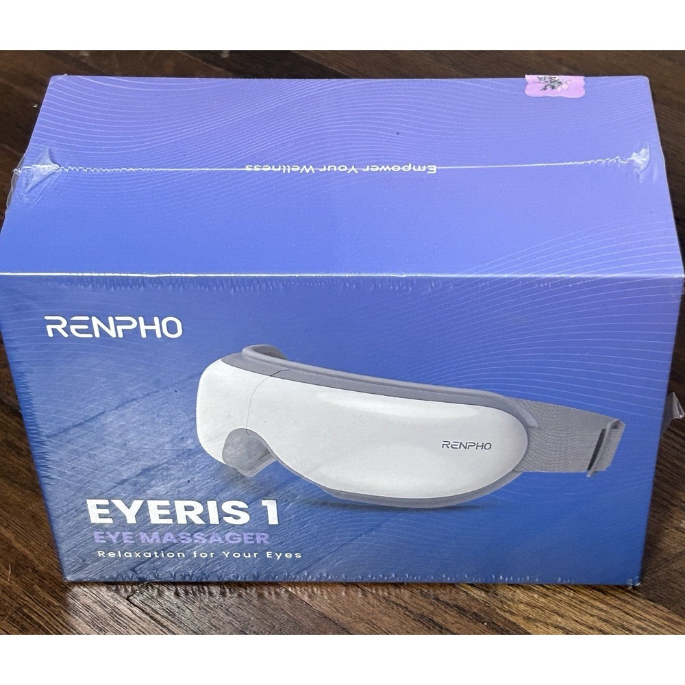 RENPHO Eyeris 1 Heated Pressure Electric Eye Massager New In Box Headaches Pain